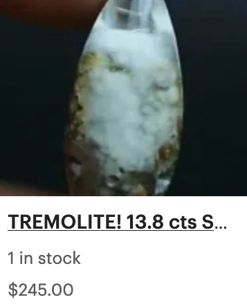 TREMOLITE! 13.8 cts SUPER neat! 'White Cells' Chlorite Formation. Perhaps Cristobalite, Biotite or Cookeite-Okenite. 2987