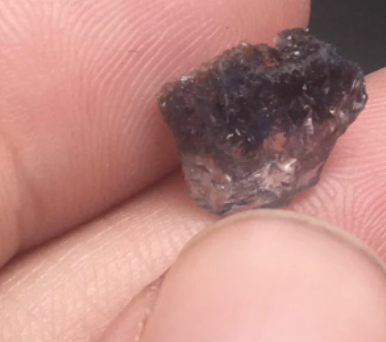 One Hyper Rare Dumortierite Quartz Crystal - 2.37 CT - 1 Piece Quartz Specimen