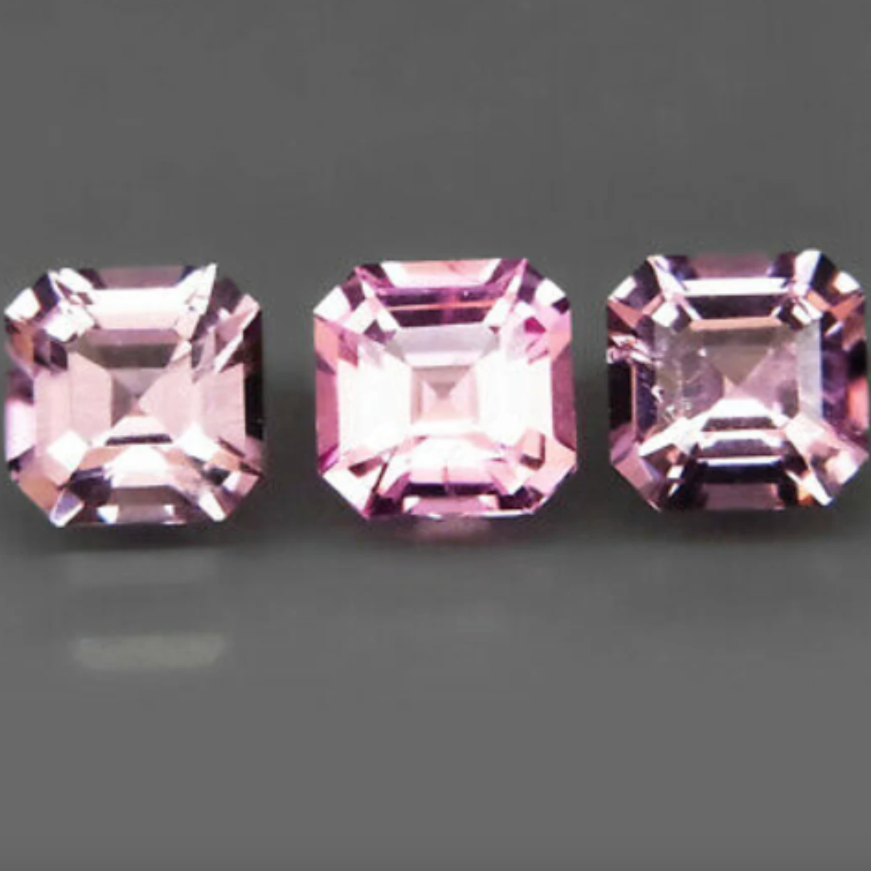 Sold Per Piece • Faceted Cushion Cut Spinels • Princess Lavender! | 4x4 mm. 1987