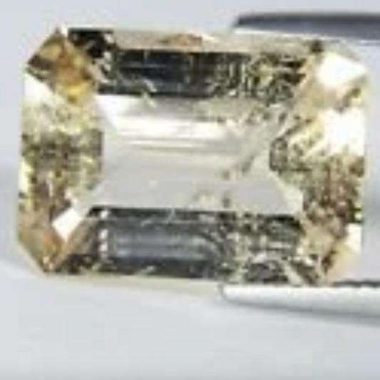 HUGE, GEMMY, 8.60 CT Faceted Brazilian, Peach Morganite Facet • 5.5 x 11.2 x 6.8 • 3578