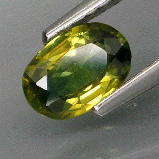 0.83 CTs Total Faceted Normal Heated Sapphire • 7 MM • From Africa 7535