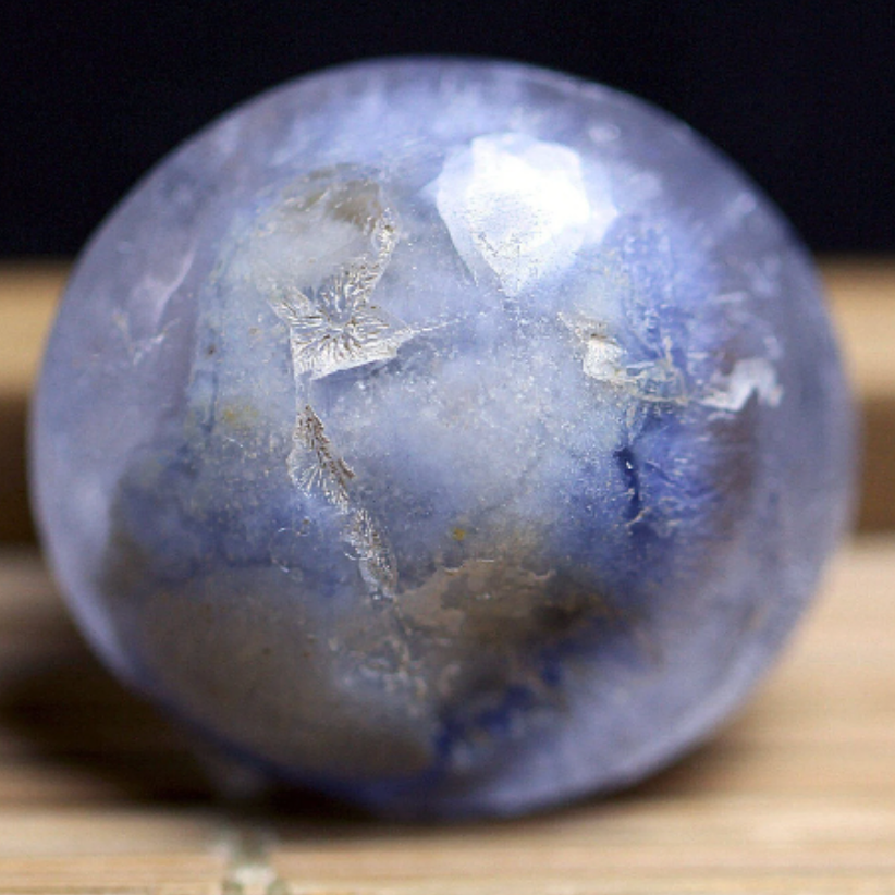 Hyper Rare. Dumortierite Quartz Crystal - 19.6 CT - 1 Piece Quartz Specimen 3689